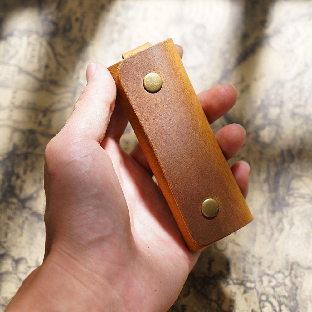 Men'S Minimalist Accessories - Mini-sleuteltas van echt leer Minimalistisch multifunctioneel