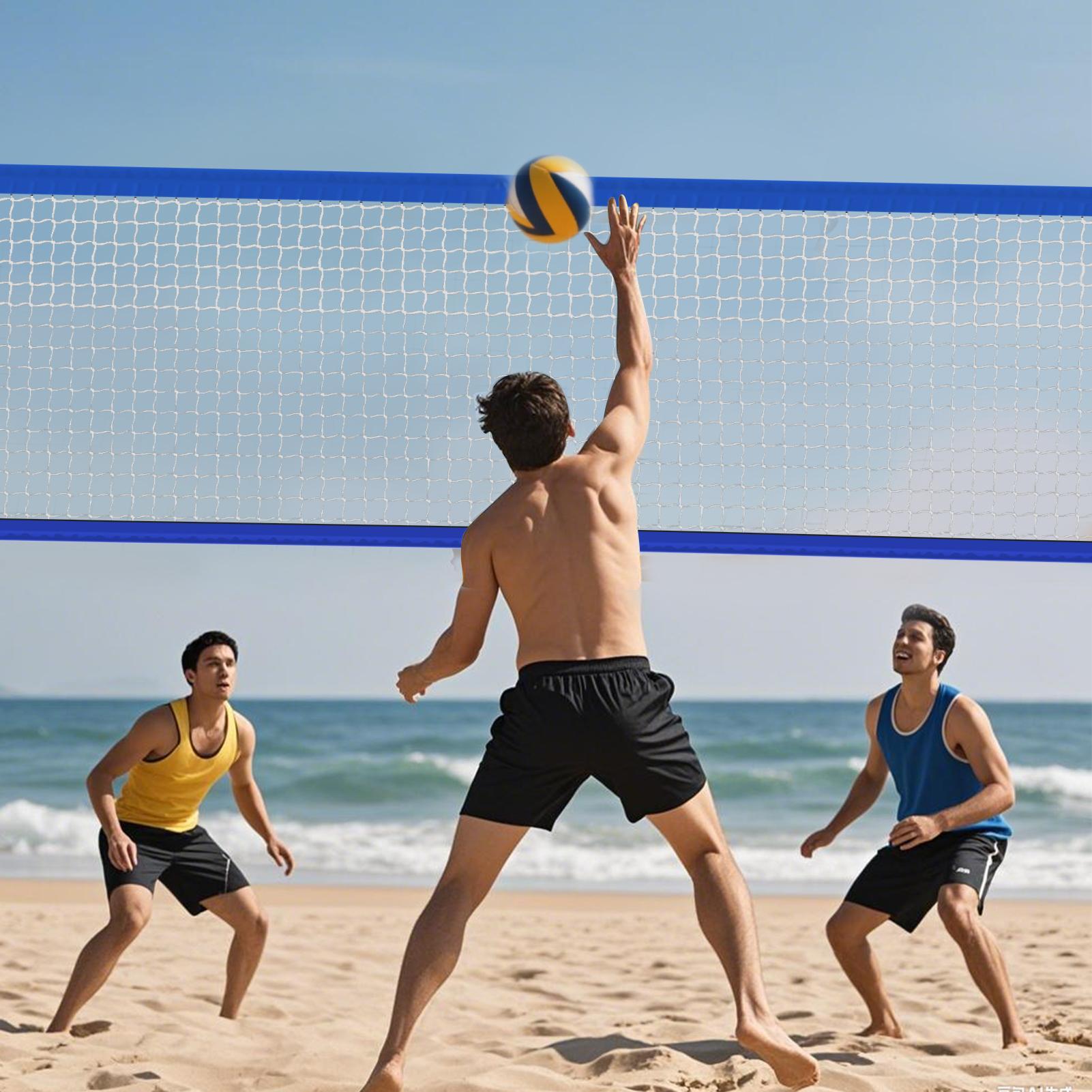 Men'S Volleyball Accessories - Zwembadvolleybalnet 450x90cm Nylon draagbaar volleybalnet Vervangingsaccessoires
