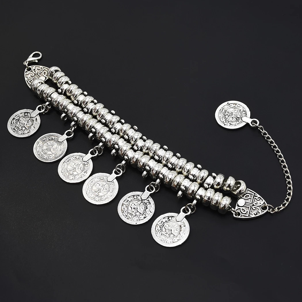 Men Accessories India - Vintage Coin Tassle Charm Armband Voor