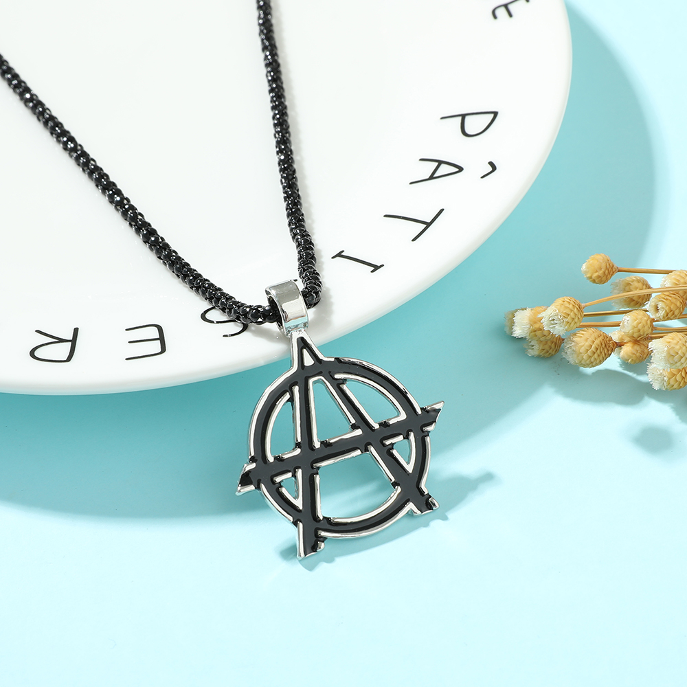Men Accessories Necklace - Films Avengers symbool letter A logo