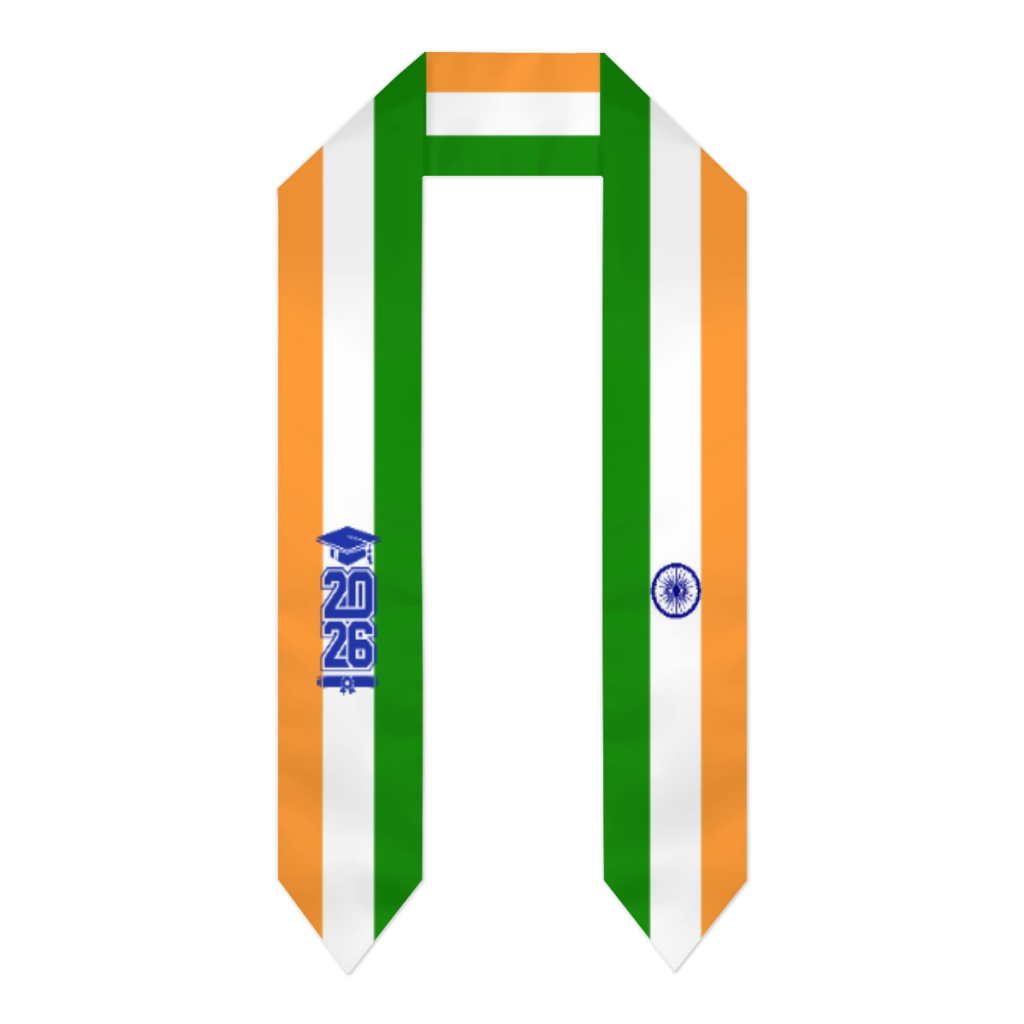 Men Accessories India - Klasse van 2026 India Vlag Sjaal