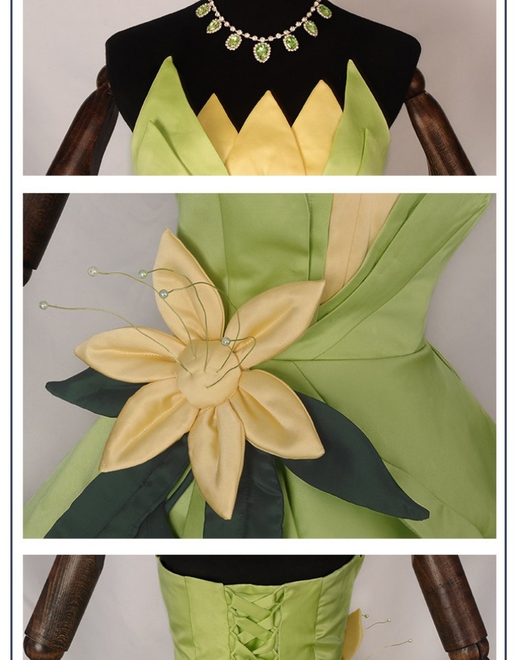 Prinses Tiana Jurk Cosplay Kos - Men Accessories For Party recensie en prijs