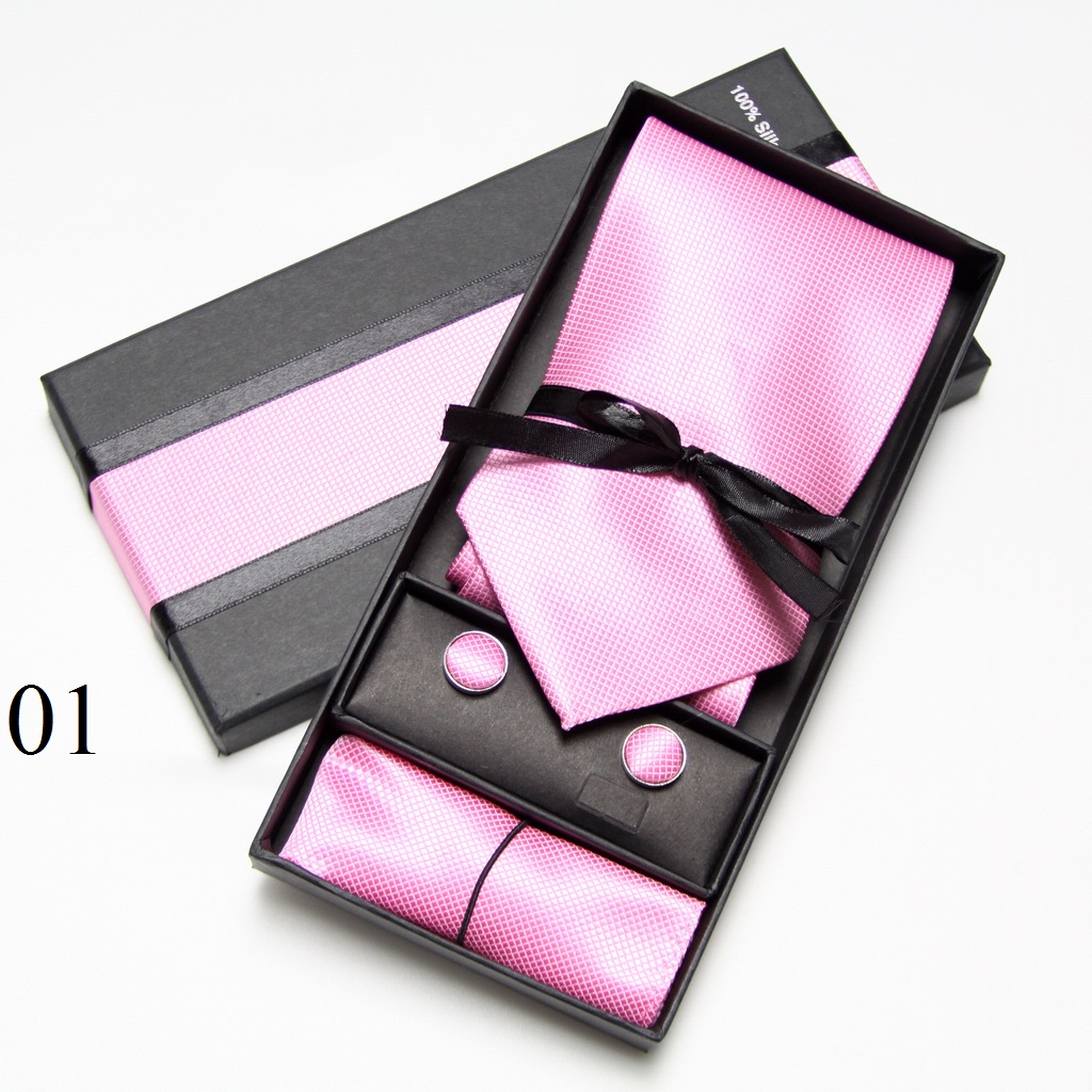 Set met stropdas, manchetknope - Neck Tie Set Box recensie en prijs