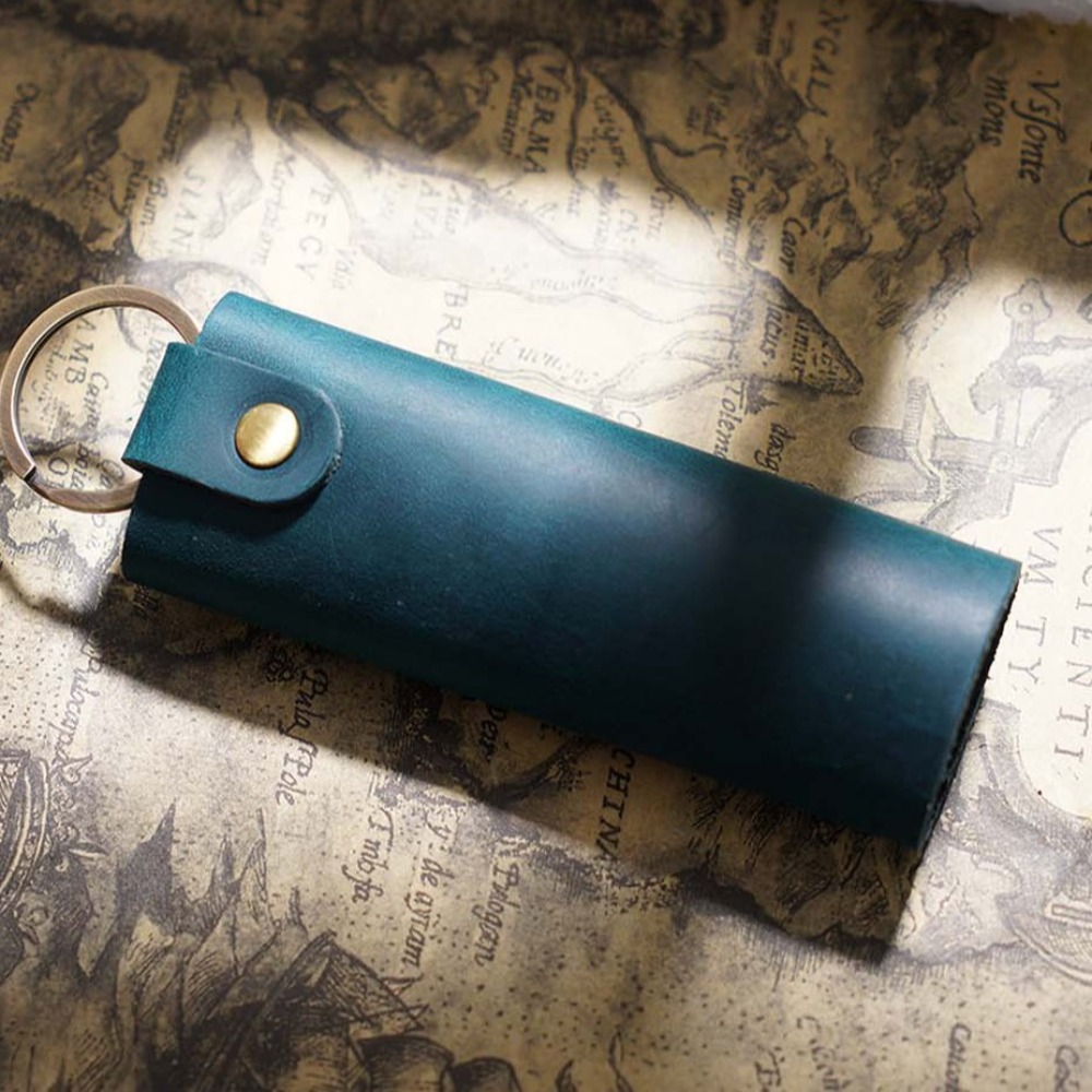 Mini-sleuteltas van echt leer  - Men'S Minimalist Accessories recensie en prijs