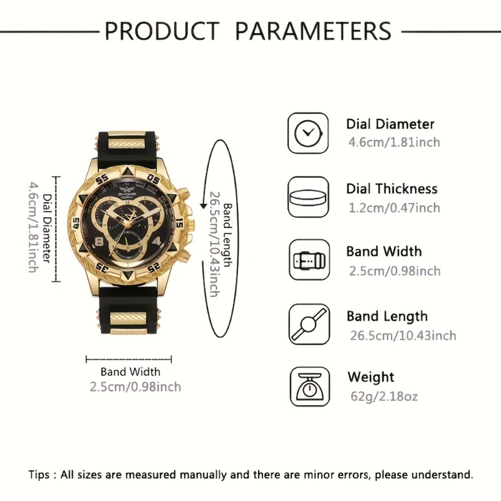 4-delige luxe herenhorloge- en - Men'S Minimalist Accessories recensie en prijs