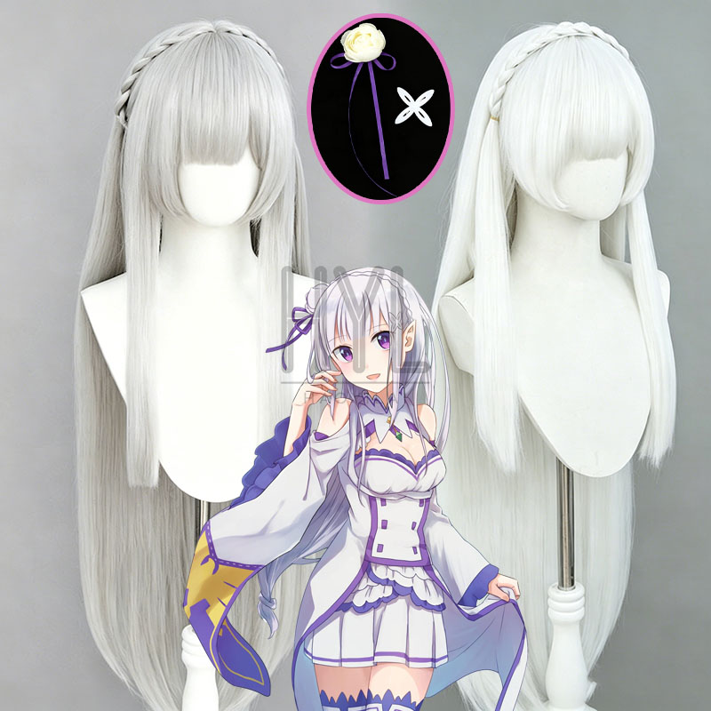 Anime Re:Zero Emilia Cosplay P - Men Accessories Look recensie en prijs