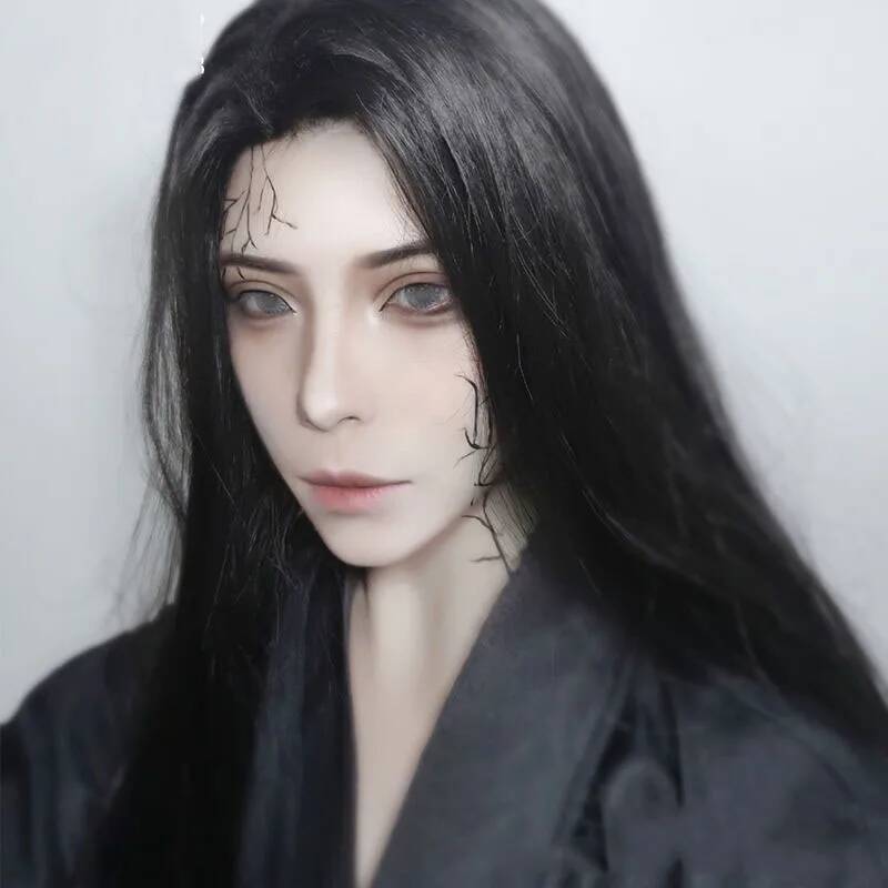 Mannen Hanfu Lang Recht Haar A - Men Accessories For Party recensie en prijs