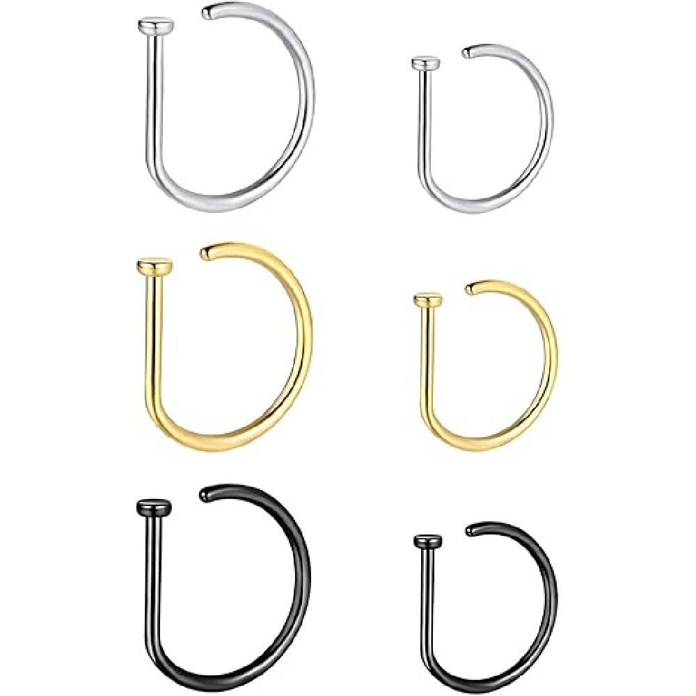 4-pack niet-piercing D-vormige - Men'S Minimalist Accessories recensie en prijs