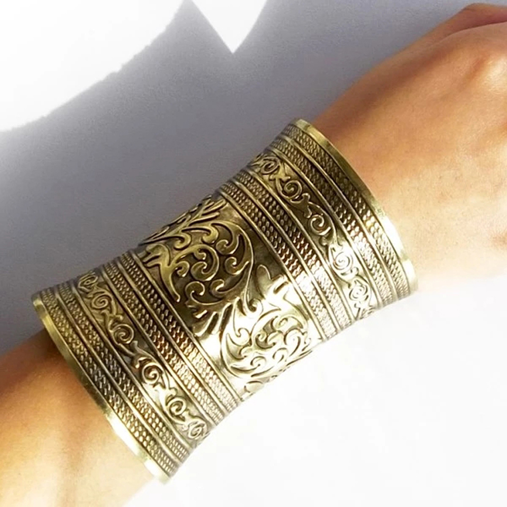 Vintage legering brede manchet - Men Accessories India recensie en prijs