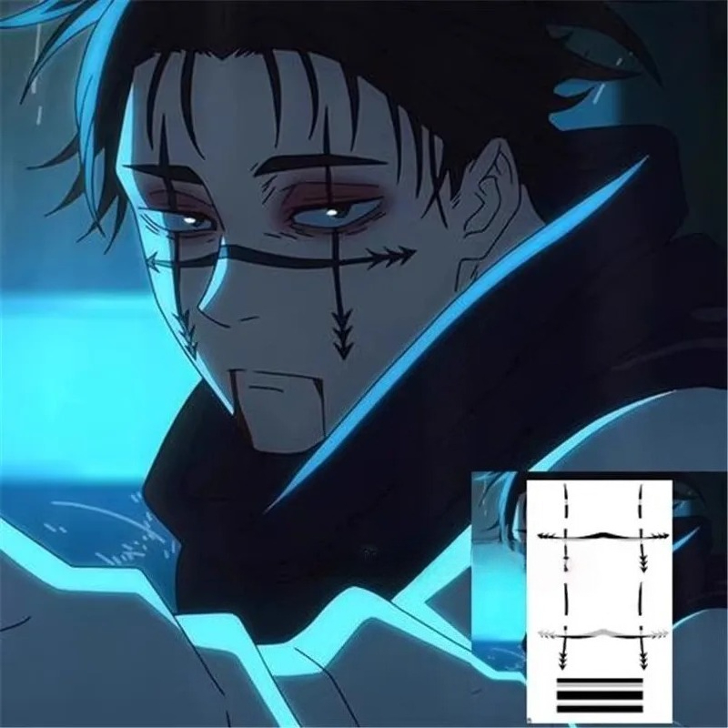Choso Tattoo Sticker Anime Juj - Men Accessories For Party recensie en prijs